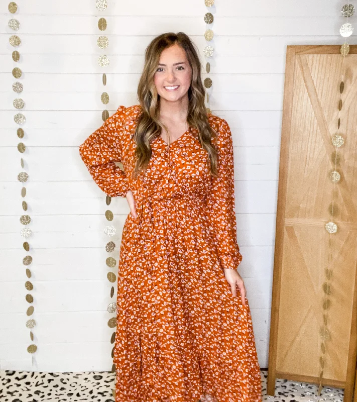 Put On A Show Floral Maxi Dress Elegant Tiered Maxi Dress
