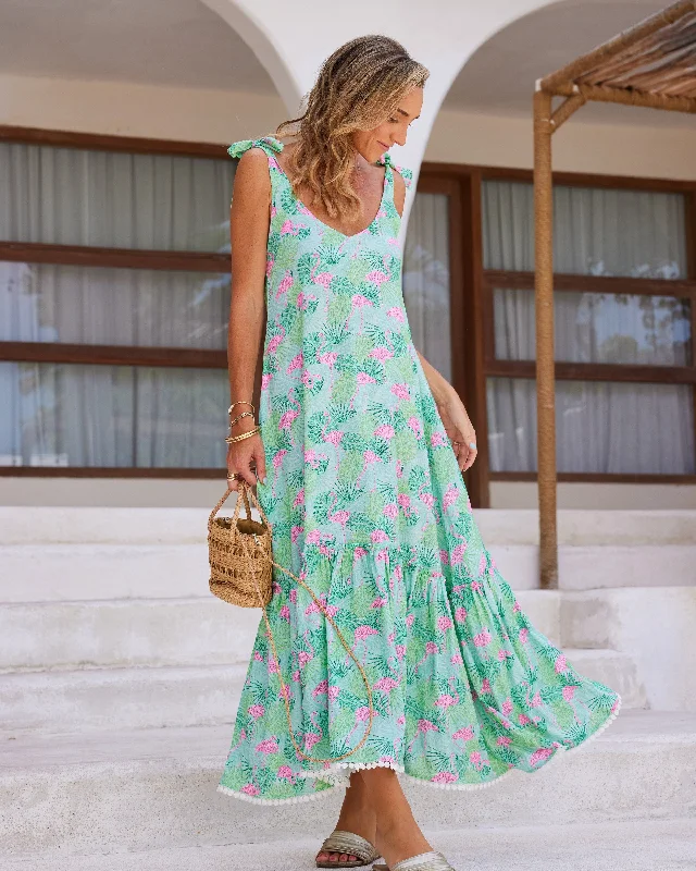The Sunshine State - Vacation Maxi Dress Elegant Floral Maxi Dress