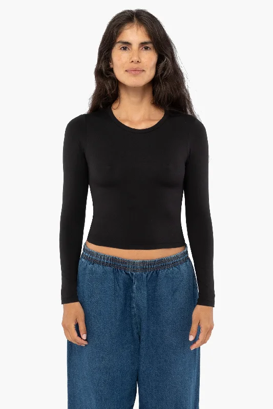 RSNJ107 - UPF40 Long Sleeve Crew Neck T-Shirt Welt Pockets Slit Pockets