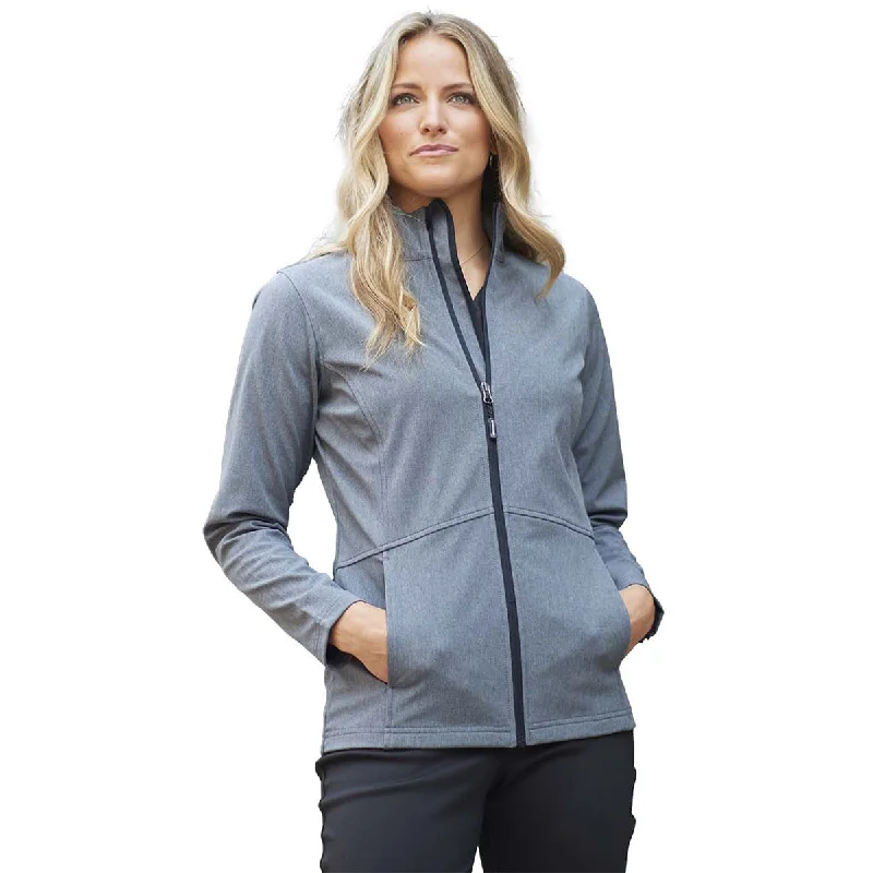Edwards Women's Heather Grey Lightweight Soft Shell Jacket Denim Jacket Leather Jacket Suede Jacket Edwards Women's Heather Grey Lightweight Soft Shell Jacket Denim Jacket Leather Jacket Suede Jacket