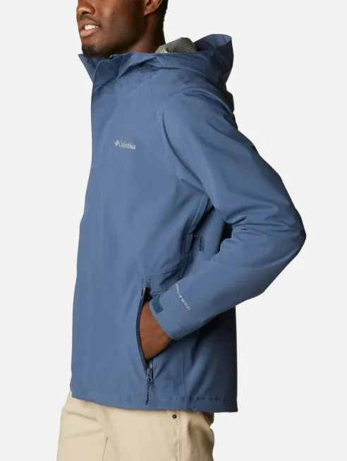 Columbia Mens Earth Explorer Waterproof Shell Jacket Welt Pockets Slit Pockets Flap Pockets Columbia Mens Earth Explorer Waterproof Shell Jacket Welt Pockets Slit Pockets Flap Pockets