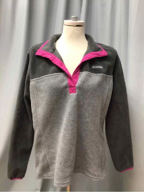 COLUMBIA SIZE LARGE Ladies JACKET Stand-Up Collar Roll-Neck Collar Turtle Neck