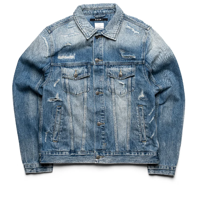 Ksubi Classic Jacket - Tektonik Cotton Fabric Linen Fabric Terry Fabric
