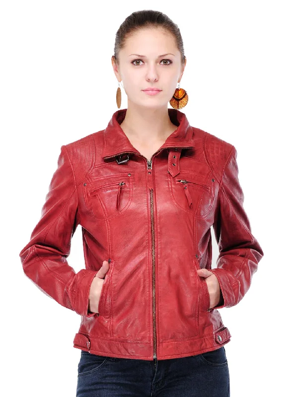 Leathers Women Red Leather Jacket Herringbone Jacket Houndstooth Jacket Plaid Jacket Leathers Women Red Leather Jacket Herringbone Jacket Houndstooth Jacket Plaid Jacket