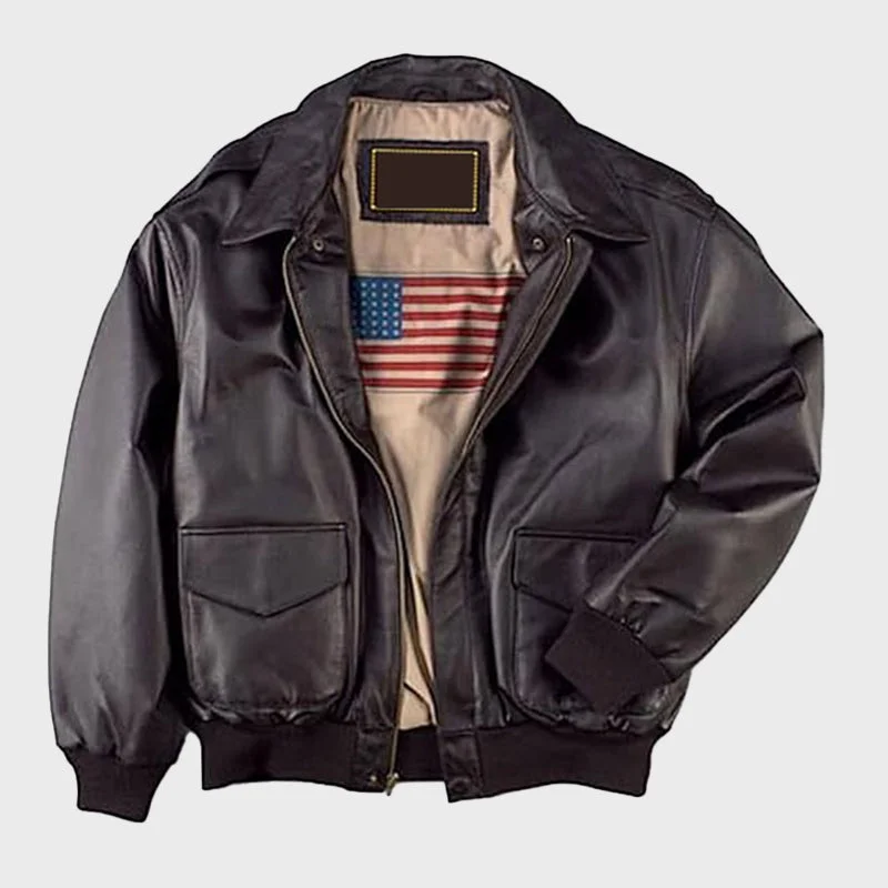 Men Air Force A-2 Brown Leather Flight Bomber Jacket Chenille Jacket Brocade Jacket Lace Jacket Men Air Force A-2 Brown Leather Flight Bomber Jacket Chenille Jacket Brocade Jacket Lace Jacket