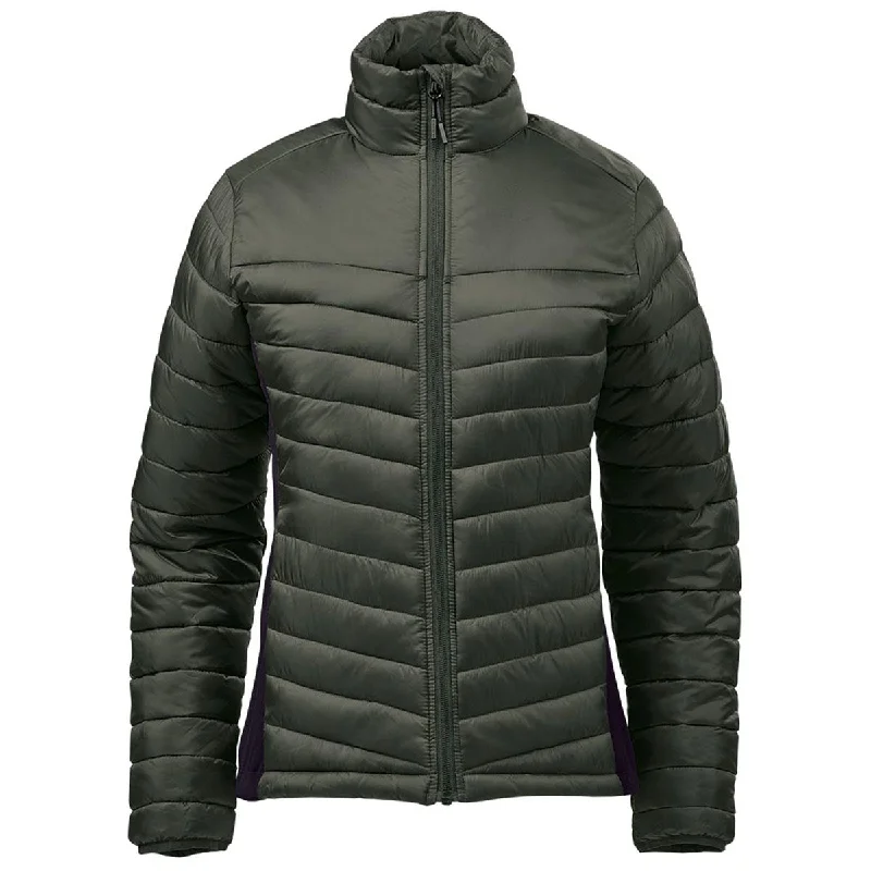Stormtech Women's Spruce/Mallard Montserrat Thermal Jacket Front Pockets Side Pockets Patch Pockets Stormtech Women's Spruce/Mallard Montserrat Thermal Jacket Front Pockets Side Pockets Patch Pockets