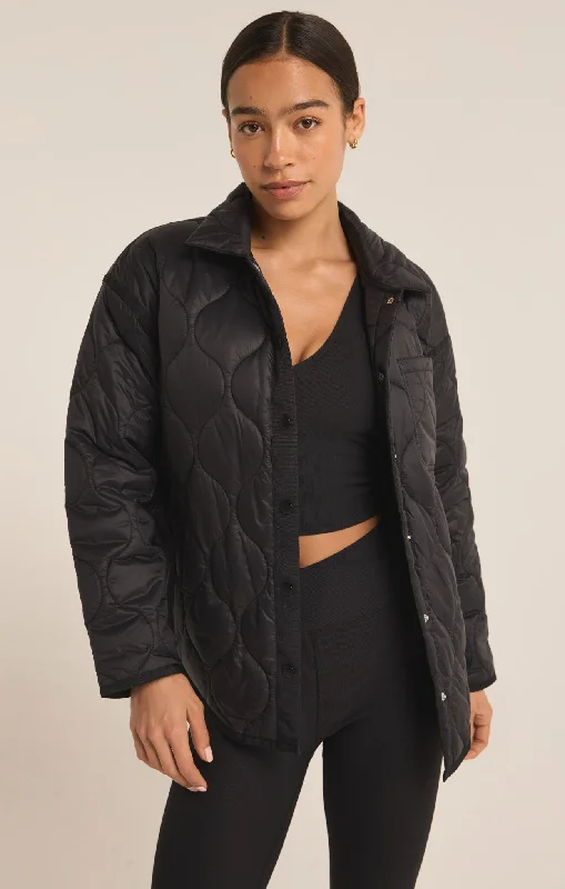 Time is Now Quilted Jacket Striped Jacket Polka Dot Jacket Floral Jacket