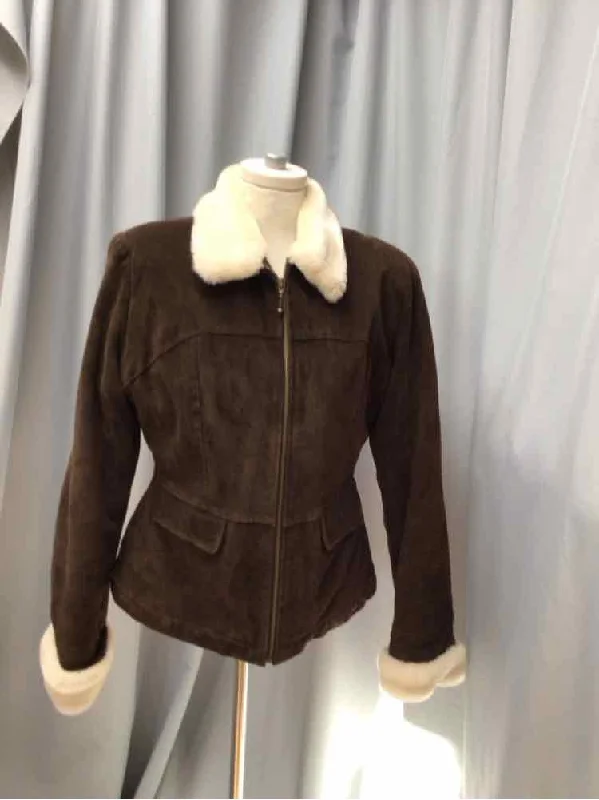WILSON SIZE LARGE Ladies JACKET Faux Fur Jacket Real Fur Jacket Shearling Jacket