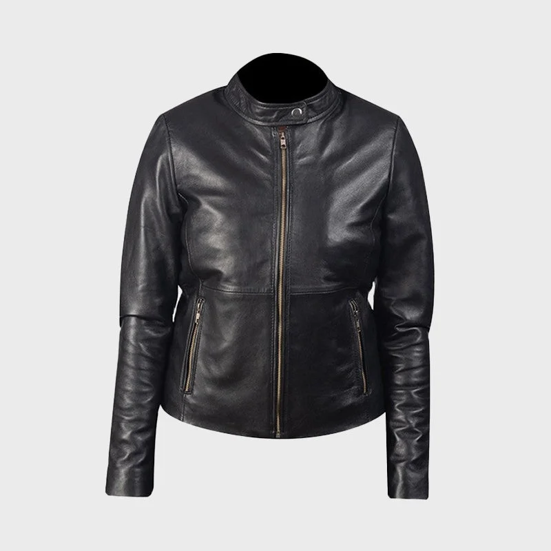 Women's Rave Biker Leather Jacket Rayon Jacket Velvet Jacket Corduroy Jacket