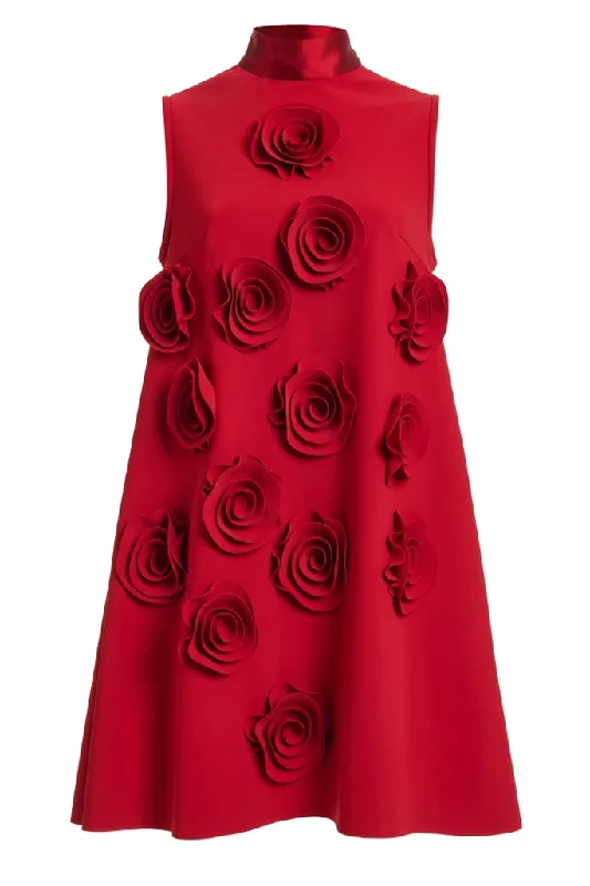Poppy Sleeveless Floral Mini Dress Fashionable Boho-Chic Mini Dress