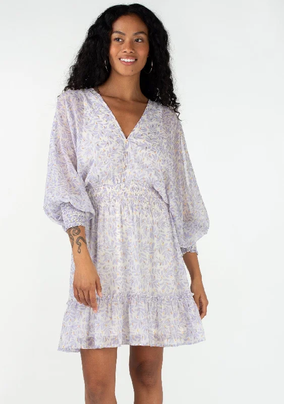 Chiara Split Sleeve Mini Dress Fashionable Mini Dress with Pockets