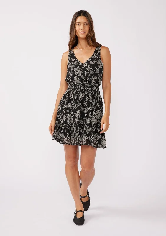 Deidra Mini Dress Trendy Crossover Mini Dress