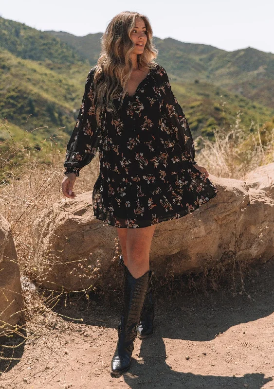 Foster Mini Dress Casual High-Waist Mini Dress