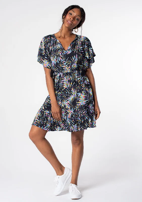 Get Away Mini Dress Trendy Mini Dress with Belt