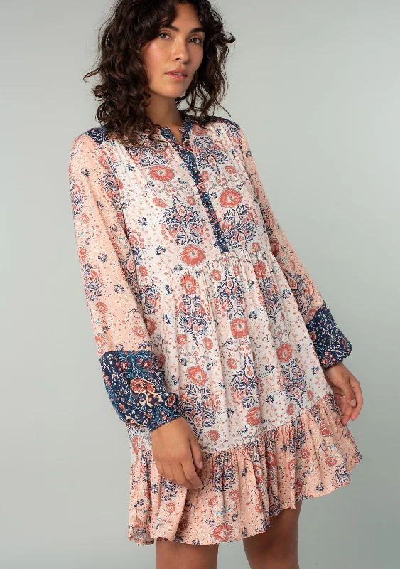 Love Notes Mini Dress Trendy Crossover Mini Dress