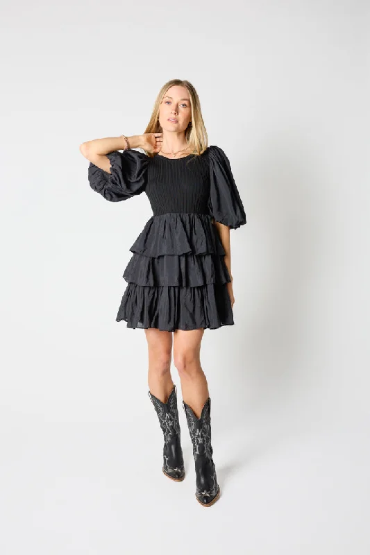 Night Skies Mini Dress Trendy Wraparound Mini Dress