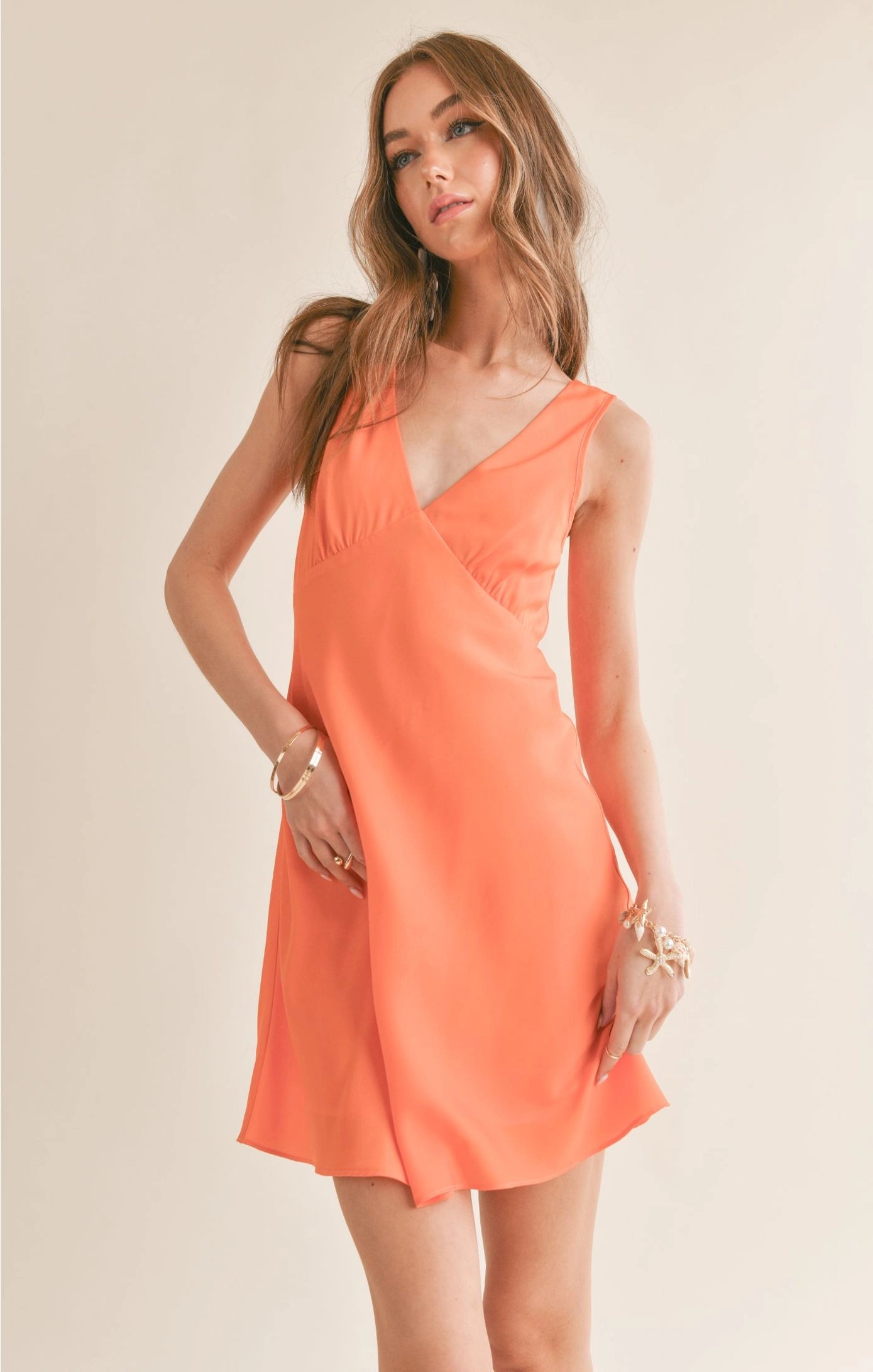 Sage the Label Show Off Bias Satin Mini Dress Elegant Lace-Up Mini Dress