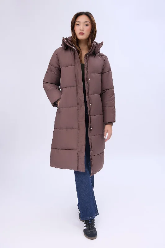 Long Hooded Puffer Jacket Wool Jacket Cashmere Jacket Tweed Jacket