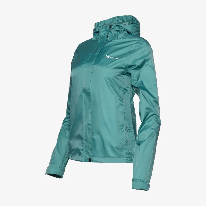 Women's River Rain Jacket Front Pockets Side Pockets Patch Pockets