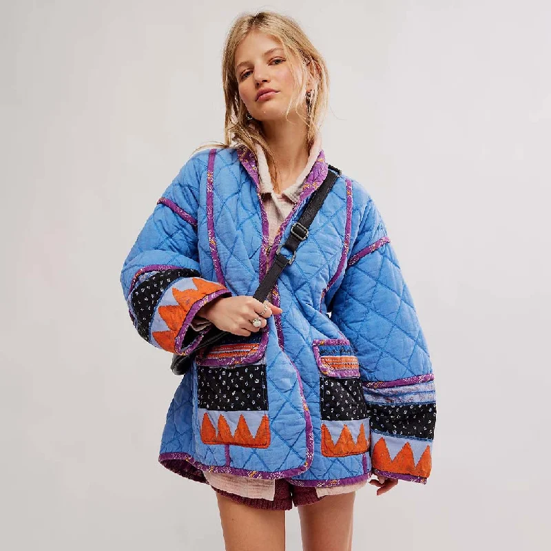 WINNIE JACKET | DUTCH BLUE COMBO Mesh Jacket Canvas Jacket Denim Jacket