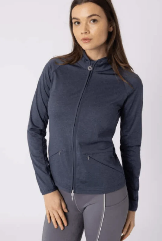 Horze Jacket Womens Alice Functional Training Snapped Jacket Toggled Jacket Drawstring Jacket