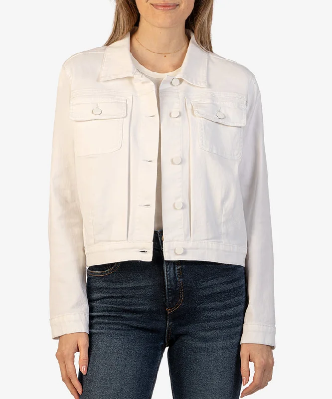 KT Ada Crop Jacket Embroidered Jacket Appliqued Jacket Beaded Jacket