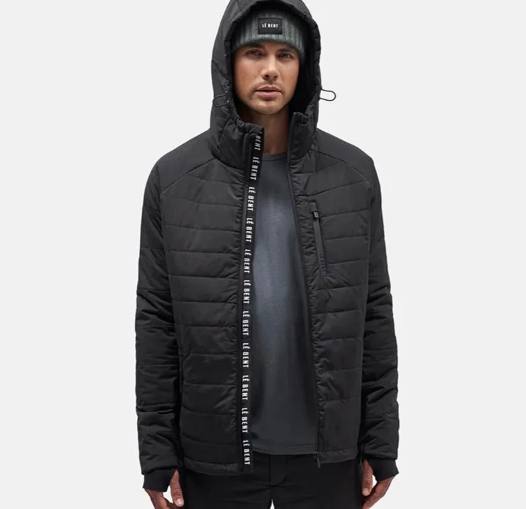 LE BENT MENS PRAMECOU WOOL INSULATED HOODED JACKET2024 Boat Neck Shawl Collar Notched Collar LE BENT MENS PRAMECOU WOOL INSULATED HOODED JACKET2024 Boat Neck Shawl Collar Notched Collar