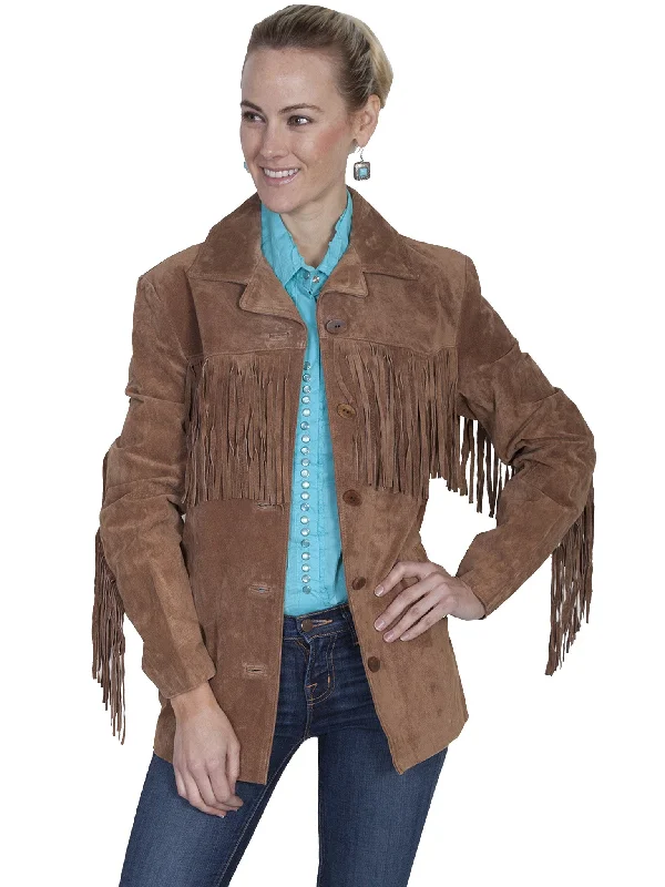 Women's Leather Jacket Collection Suede: Scully Western Fringe Galore Quilted Jacket Puffer Jacket Insulated Jacket Women's Leather Jacket Collection Suede: Scully Western Fringe Galore Quilted Jacket Puffer Jacket Insulated Jacket