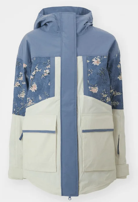 Roxy Women's Chloe Kim Jacket Embroidered Jacket Appliqued Jacket Beaded Jacket