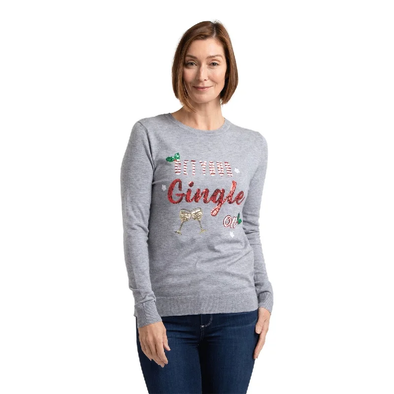 Get Your Gingle On Christmas Jumper Jersey Fabric Tulle Fabric Batik Fabric