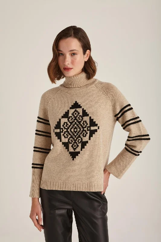 Marina V Womens Beige Jumper - Beige Lightweight Heavyweight Midweight