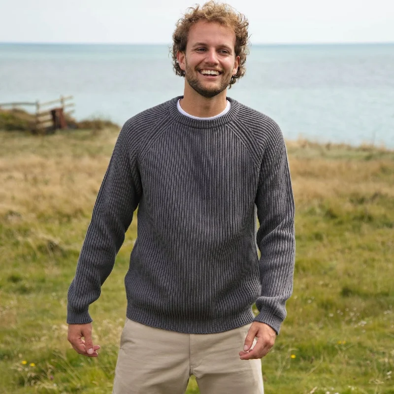 Seafarer Knitted Jumper Glossy Satin Silk
