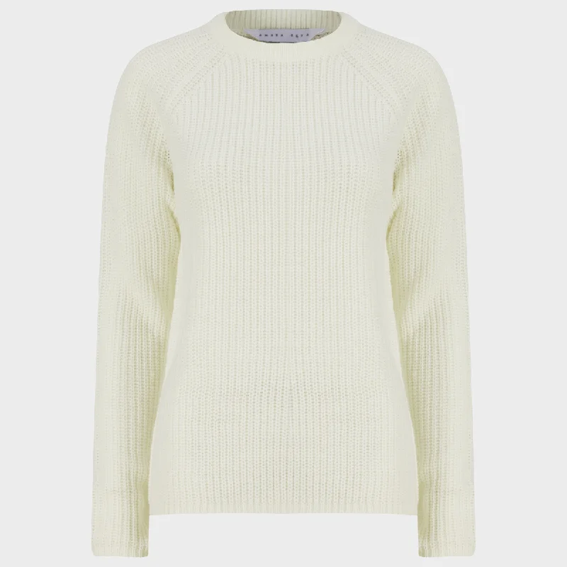 Ladies Raglan Sleeve Crew Neck Jumper Polka Dot Checkered Tartan