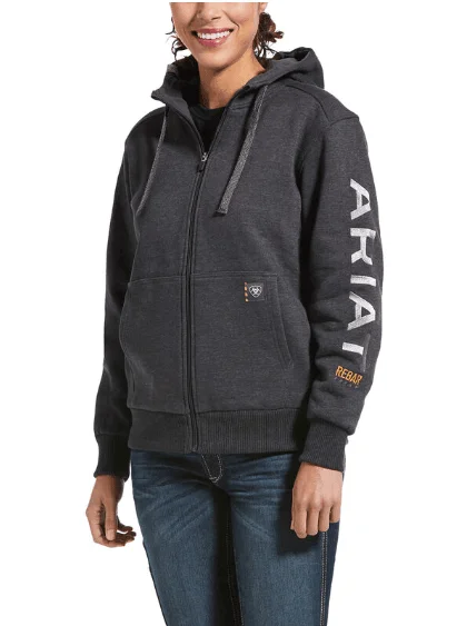 Ariat Women's Rebar All-Weather Full Zip Hoodie 10032910 Hoodie Sweatshirt Pullover