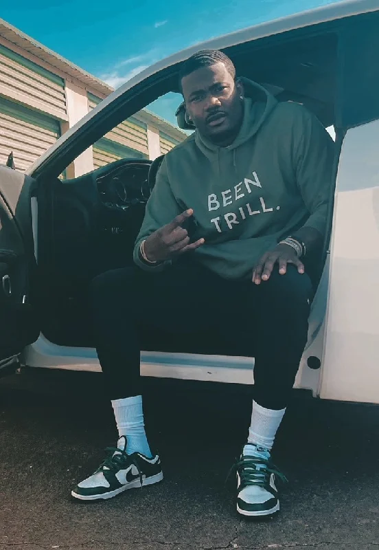 Been Trill Unisex Adult Hoodie Hoodie with Turtle Neck Cozy Winter