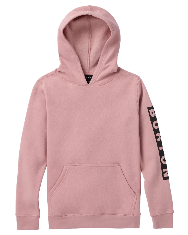 Burton Kids' Elite Pullover Hoodie - Powder Blush Hoodie with Bell Sleeves Flared Feminine Burton Kids' Elite Pullover Hoodie - Powder Blush Hoodie with Bell Sleeves Flared Feminine