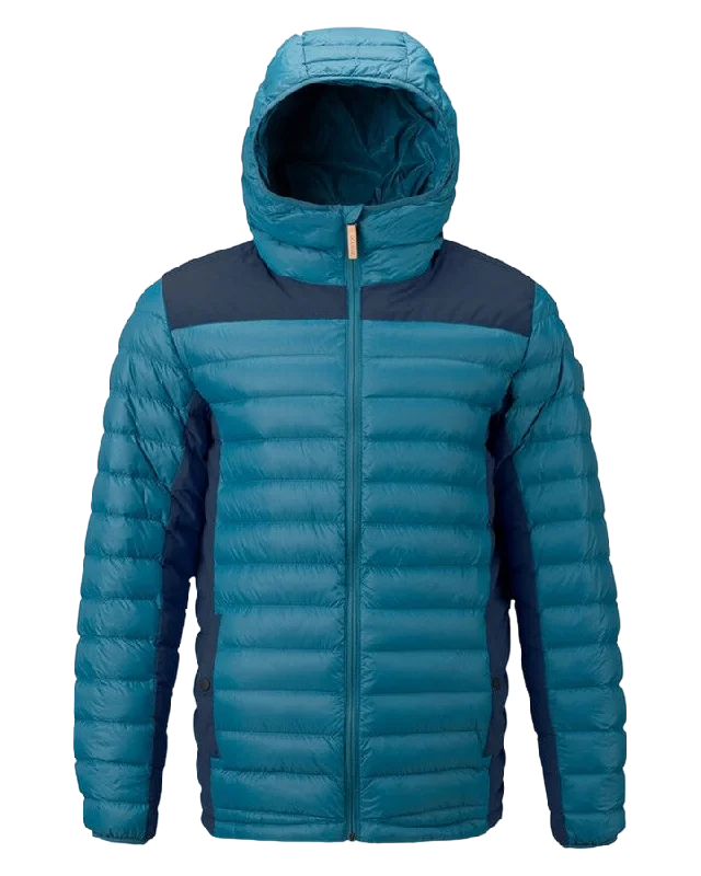 Burton Evergreen Synth Hooded - Mntnr / Modigo Hoodie with Cuffed Sleeves Snug Secure Burton Evergreen Synth Hooded - Mntnr / Modigo Hoodie with Cuffed Sleeves Snug Secure