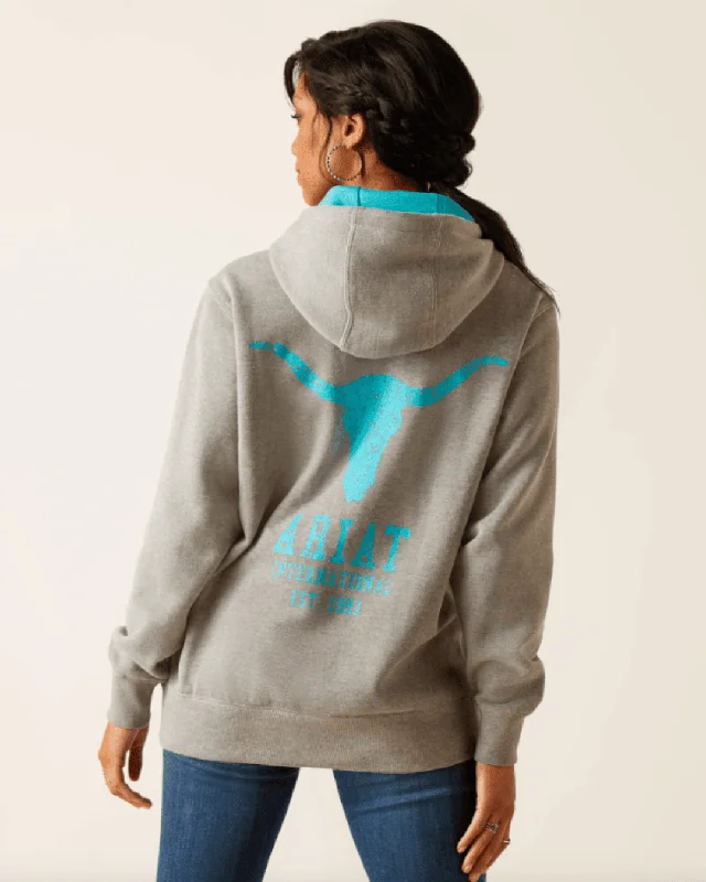 Ariat Women's Heather Grey Equipment Graphic Hoodie 10048637 Graphic Hoodie Design Print Ariat Women's Heather Grey Equipment Graphic Hoodie 10048637 Graphic Hoodie Design Print