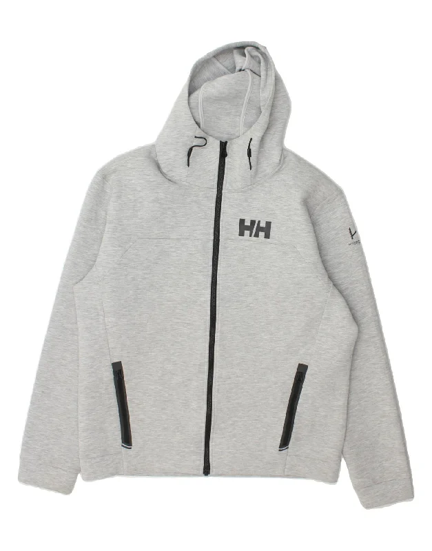HELLY HANSEN Mens Big & Tall Graphic Zip Hoodie Sweater 2XL Grey Polyester Hoodie with Thumb Holes Functional Cozy HELLY HANSEN Mens Big & Tall Graphic Zip Hoodie Sweater 2XL Grey Polyester Hoodie with Thumb Holes Functional Cozy