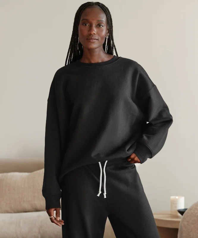 Marina Sweatshirt Hoodie with Hem Detail Decorative Unique