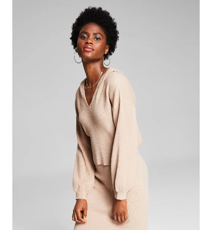 Now This Oversized Cropped Hoodie Hoodie with Zipper Versatile Modern