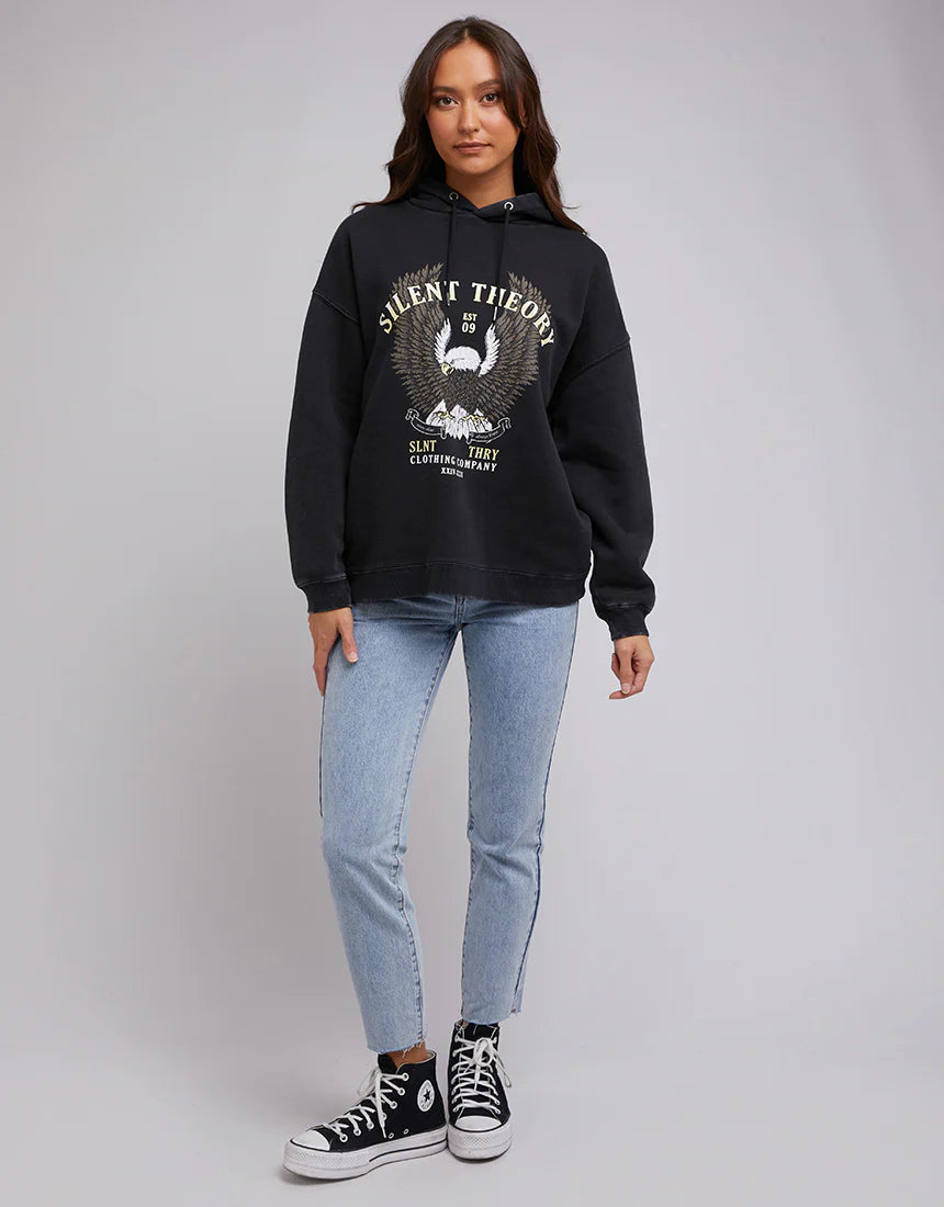 SILENT THEORY WILD ONE HOODY Hoodie with Slit Hem Functional Movement