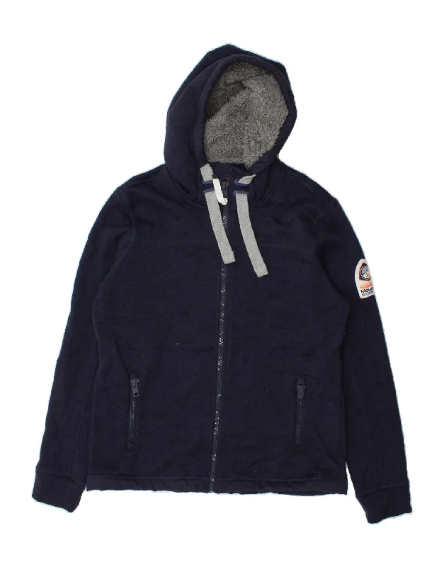 SUPERDRY Mens Graphic Zip Hoodie Sweater XL Navy Blue Polyester Hoodie with Patch Decorative Personalized SUPERDRY Mens Graphic Zip Hoodie Sweater XL Navy Blue Polyester Hoodie with Patch Decorative Personalized