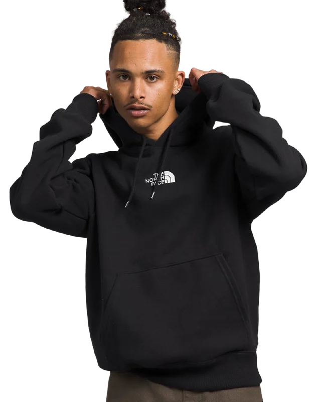 The North Face Men's Heavyweight Pullover Hoodie - Tnf Black / Tnf White Hoodie with Pattern Geometric Abstract The North Face Men's Heavyweight Pullover Hoodie - Tnf Black / Tnf White Hoodie with Pattern Geometric Abstract