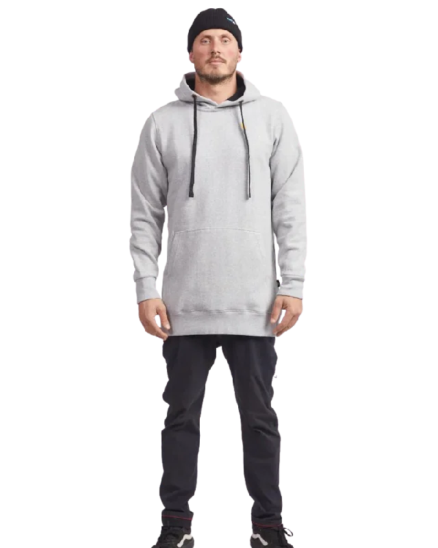 Yuki Threads Slim Old Mate Hoodie - Heather Grey Hoodie with Oversized Fit Loose Comfortable Yuki Threads Slim Old Mate Hoodie - Heather Grey Hoodie with Oversized Fit Loose Comfortable