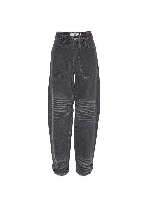 Big Pocket Pants - Quiet Shade (Grey) Trendy Printed Leggings