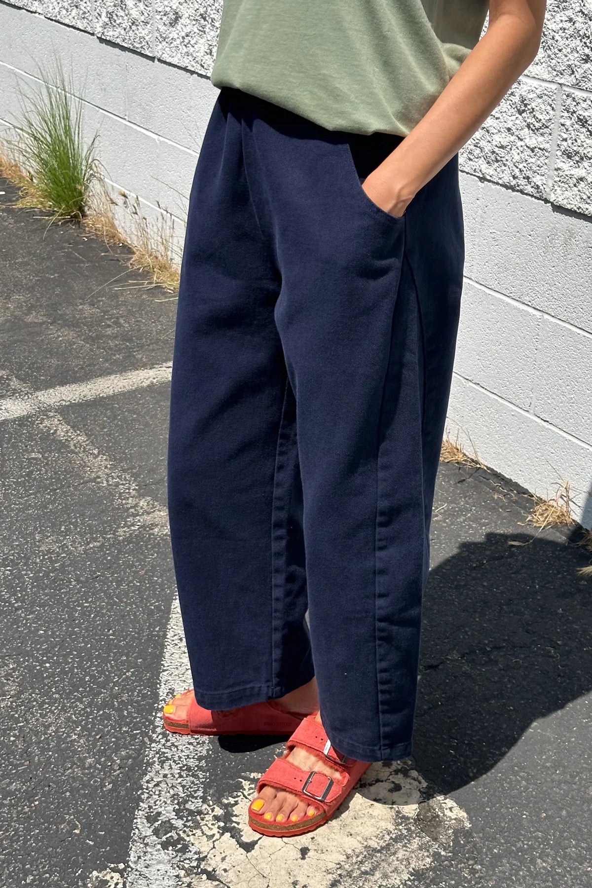 Arc Pants Black Canvas Navy Stretch Fit Pants