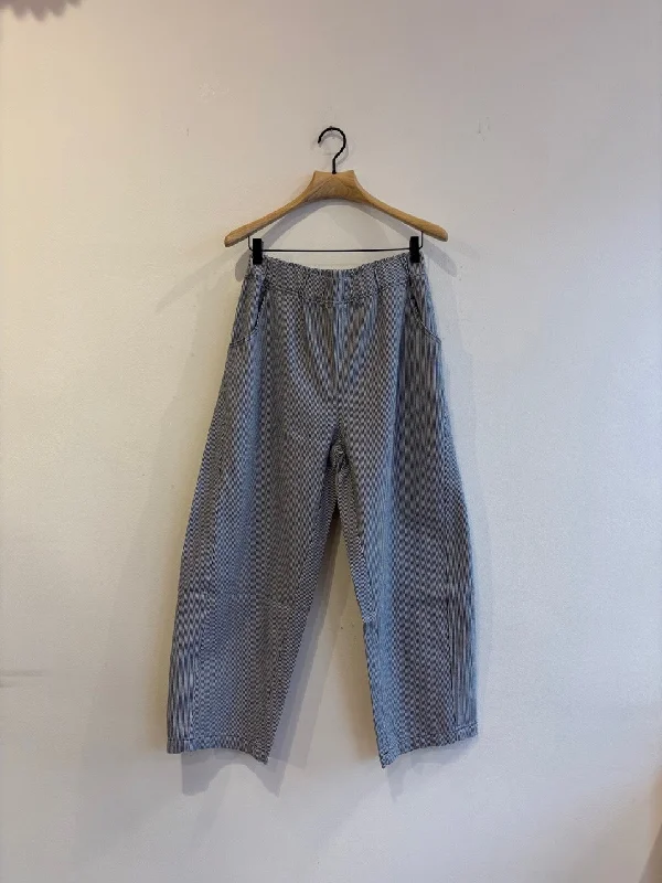 Arc Pants Blue Stripe Warm Wool Trousers