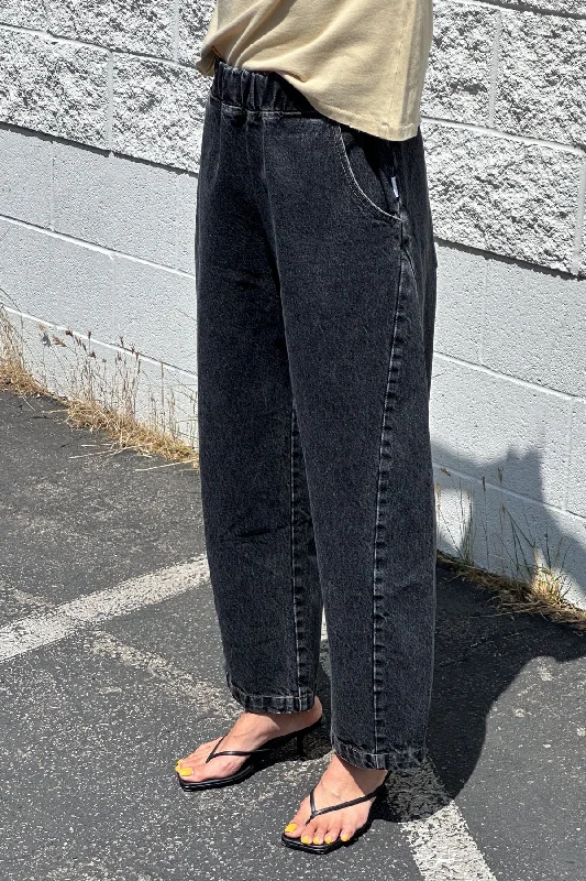 Arc Pants Black Denim Elegant Dress Pants