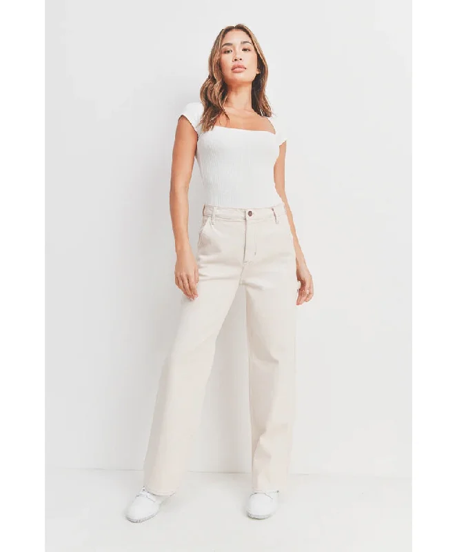 JBD - Tessa Utility Pants Comfy Zip-Up Pants